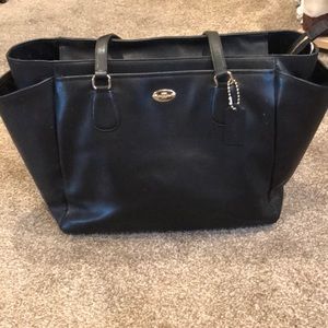 Coach Diaper Bag-Leather